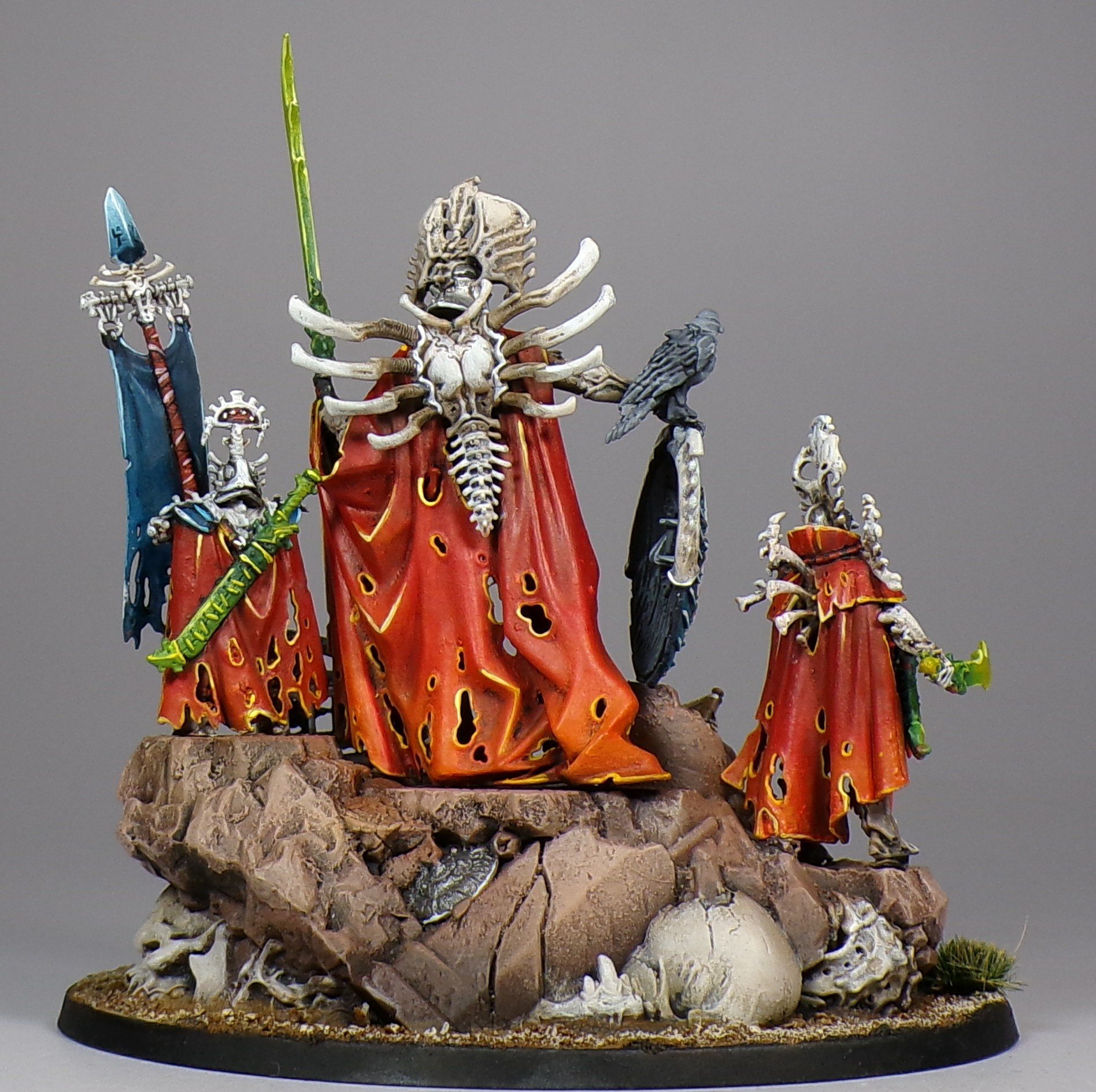 Warhammer Age of Sigmar - Ossiarch Bonereapers raised from the